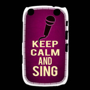 Coque Blackberry Curve 9320 Keep Calm and Sing Rose