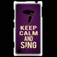 Coque Nokia Lumia 720 Keep Calm and Sing Violet