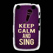 Coque Blackberry Curve 9320 Keep Calm and Sing Violet