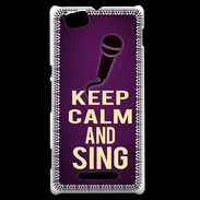 Coque Sony Xperia M Keep Calm and Sing Violet