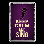 Coque iPadMini Keep Calm and Sing Violet