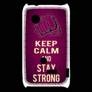 Coque Sony Xperia Typo Keep Calm and Stay strong Rose