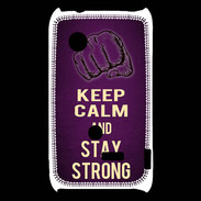 Coque Sony Xperia Typo Keep Calm and Stay strong Violet