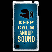 Coque Nokia Lumia 720 Keep Calm and Up Sound Bleu