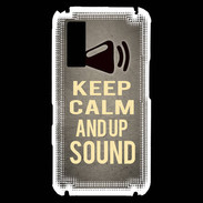 Coque Samsung Player One Keep Calm and Up Sound Gris