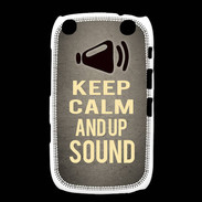 Coque Blackberry Curve 9320 Keep Calm and Up Sound Gris