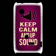 Coque Sony Xperia Typo Keep Calm and Up Sound Rose