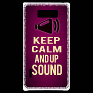 Coque LG Optimus L7 Keep Calm and Up Sound Rose