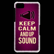 Coque Blackberry Z10 Keep Calm and Up Sound Rose