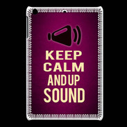 Coque iPadMini Keep Calm and Up Sound Rose
