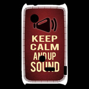 Coque Sony Xperia Typo Keep Calm and Up Sound Rouge