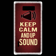Coque LG Optimus L7 Keep Calm and Up Sound Rouge