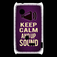 Coque Sony Xperia Typo Keep Calm and Up Sound Violet