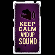 Coque Nokia Lumia 720 Keep Calm and Up Sound Violet