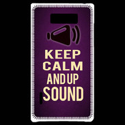 Coque LG Optimus L7 Keep Calm and Up Sound Violet