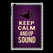 Coque iPadMini Keep Calm and Up Sound Violet