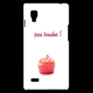 Coque LG Optimus L9 Pas touché à mon Cupcake PR