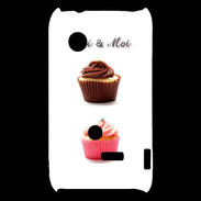 Coque Sony Xperia Typo Cupcake lui et moi PR