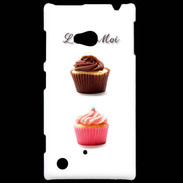 Coque Nokia Lumia 720 Cupcake lui et moi PR
