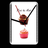Grande pendule murale Cupcake lui et moi PR
