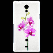 Coque Sony Xperia T Belle Orchidée PR 10