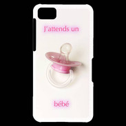 Coque Blackberry Z10 J'attend un bébé PR