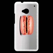 Coque HTC One Macaron orange PR