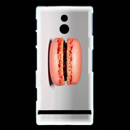 Coque Sony Xperia P Macaron orange PR