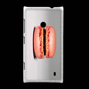 Coque Nokia Lumia 520 Macaron orange PR