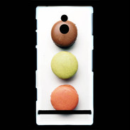 Coque Sony Xperia P Trio de macarons PR