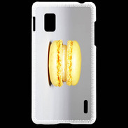 Coque LG Optimus G Macaron vanille PR