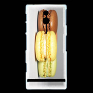 Coque Sony Xperia P Trio de macarons PR 10