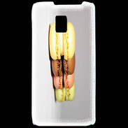 Coque LG P990 Série de 4 macarons PR