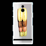 Coque Sony Xperia P Série de 4 macarons PR