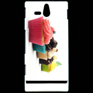 Coque Sony Xperia U Cupcakes en rang PR