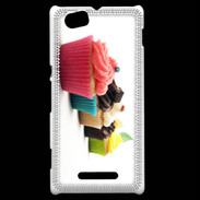 Coque Sony Xperia M Cupcakes en rang PR
