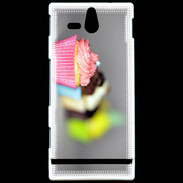 Coque Sony Xperia U Effet cupcakes PR