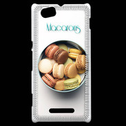 Coque Sony Xperia M Macarons Servez-vous PR 10