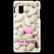 Coque LG Optimus G Dragée C'est une fille PR