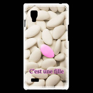 Coque LG Optimus L9 Dragée C'est une fille PR