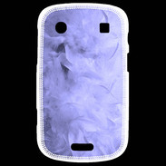 Coque Blackberry Bold 9900 Effet de plumes bleues PR