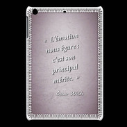 Coque iPadMini Emotion égarée Rose Citation Oscar Wilde