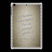 Coque iPadMini Emotion égarée Sepia Citation Oscar Wilde