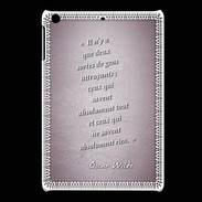 Coque iPadMini Gens attrayants Rose Citation Oscar Wilde