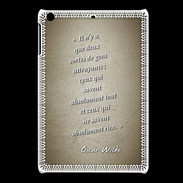 Coque iPadMini Gens attrayants Sepia Citation Oscar Wilde