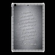 Coque iPadMini Homme animal Noir Citation Oscar Wilde