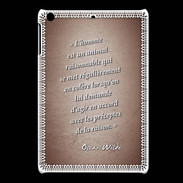 Coque iPadMini Homme animal Rouge Citation Oscar Wilde