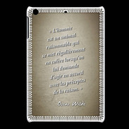 Coque iPadMini Homme animal Sepia Citation Oscar Wilde