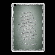 Coque iPadMini Homme animal Vert Citation Oscar Wilde