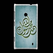 Coque Nokia Lumia 520 Islam H Turquoise